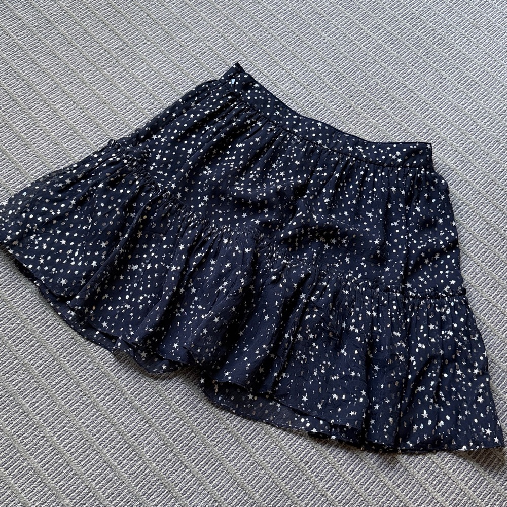 Kate spade silk night sky lures skirt silk women 4 - Picture 5 of 6
